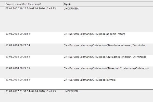 Image:Display all allowed readers of documents in a view column